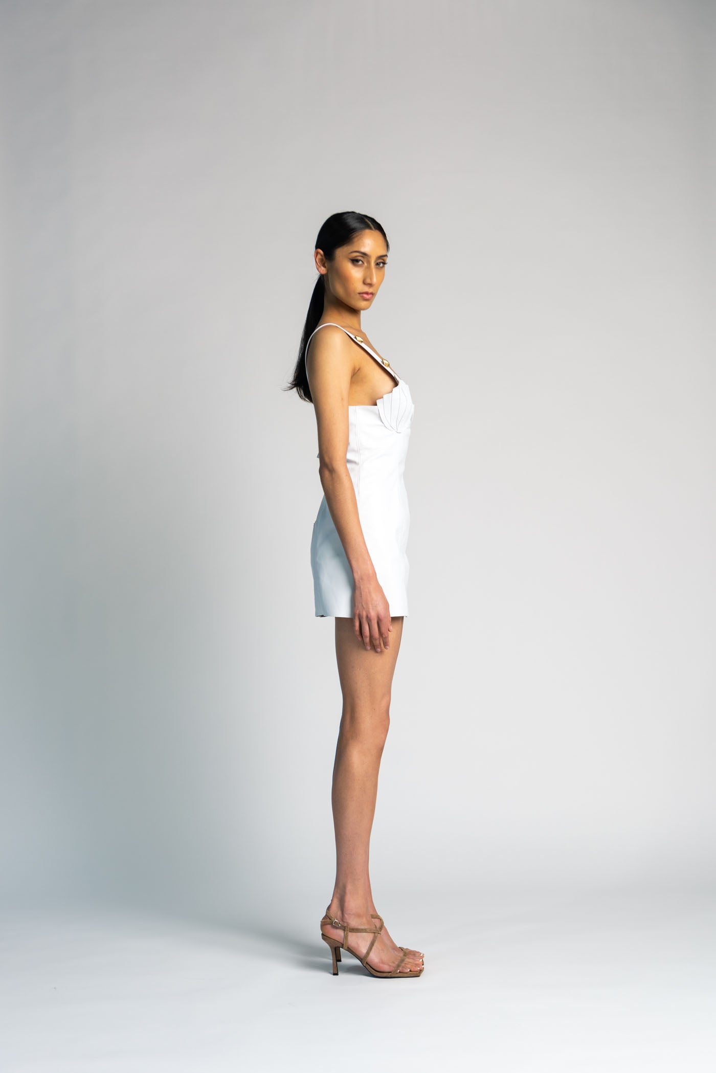 Cohiba Shell Bustier Mini Dress